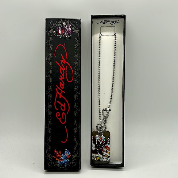 Ed Hardy NIB Sexy Eagle Necklace 🦅🔥🔥 - Picture 3 of 6